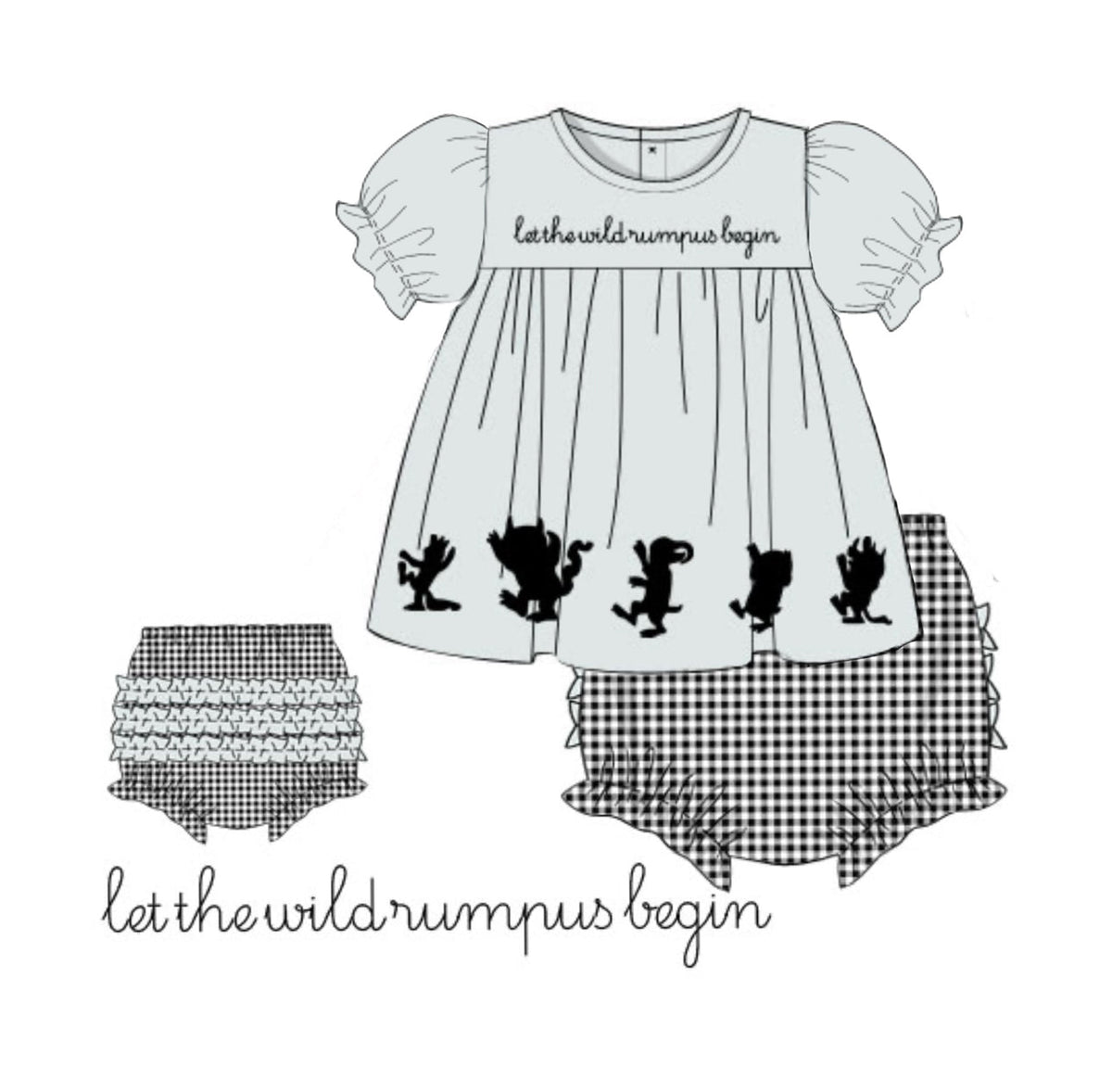 PO44 Wild Rumpus Bloomer Set