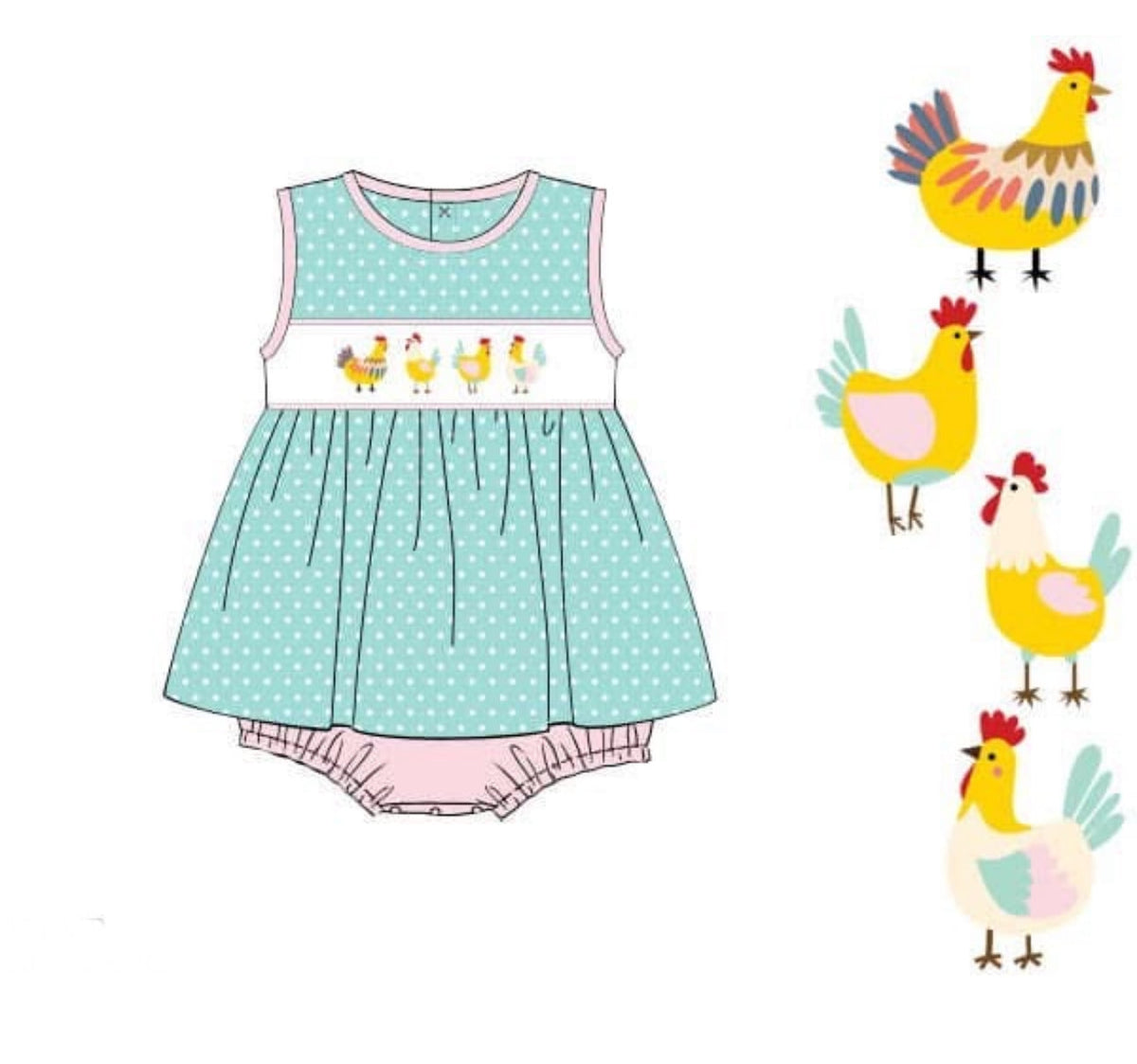 PO46 Chicken Coop Skirted Bubble