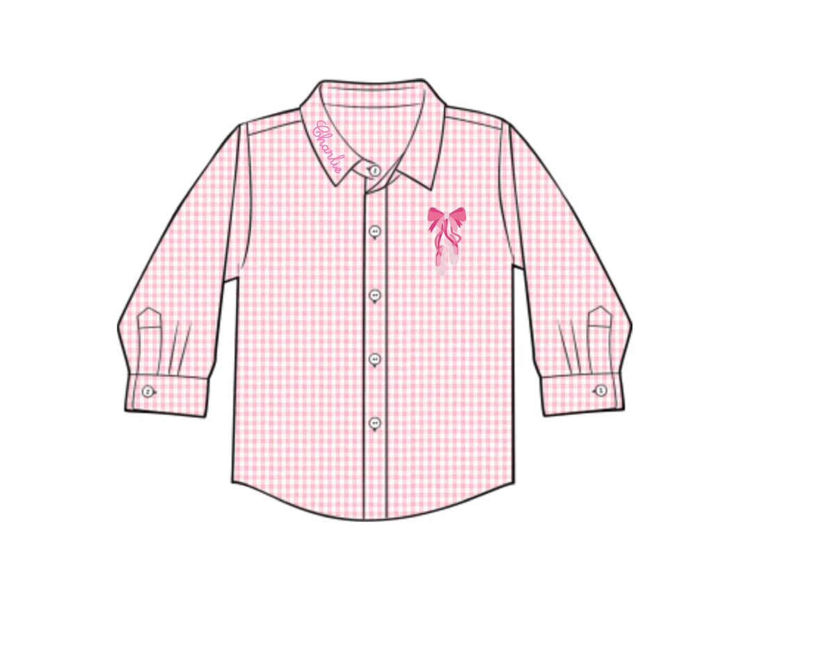 PO46 For the Girls - Recital Day Button Down