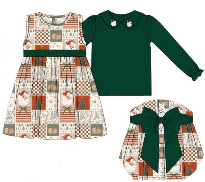 PO54 Yuletide Patchwork Dress Set