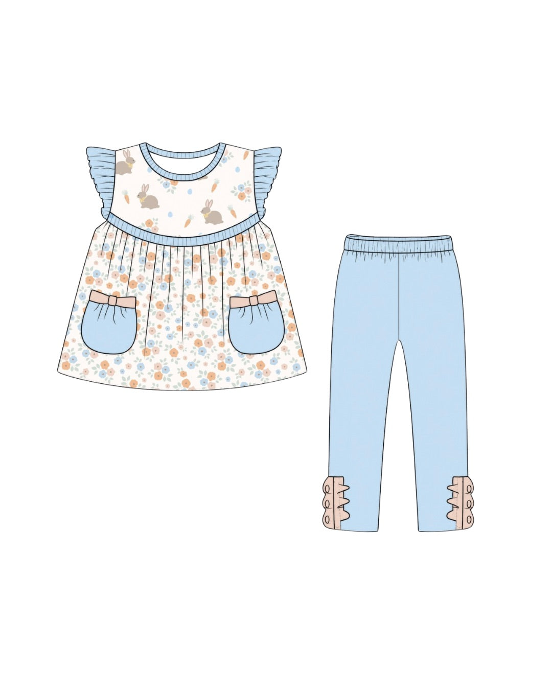 PO57 Easter Knits Legging Set