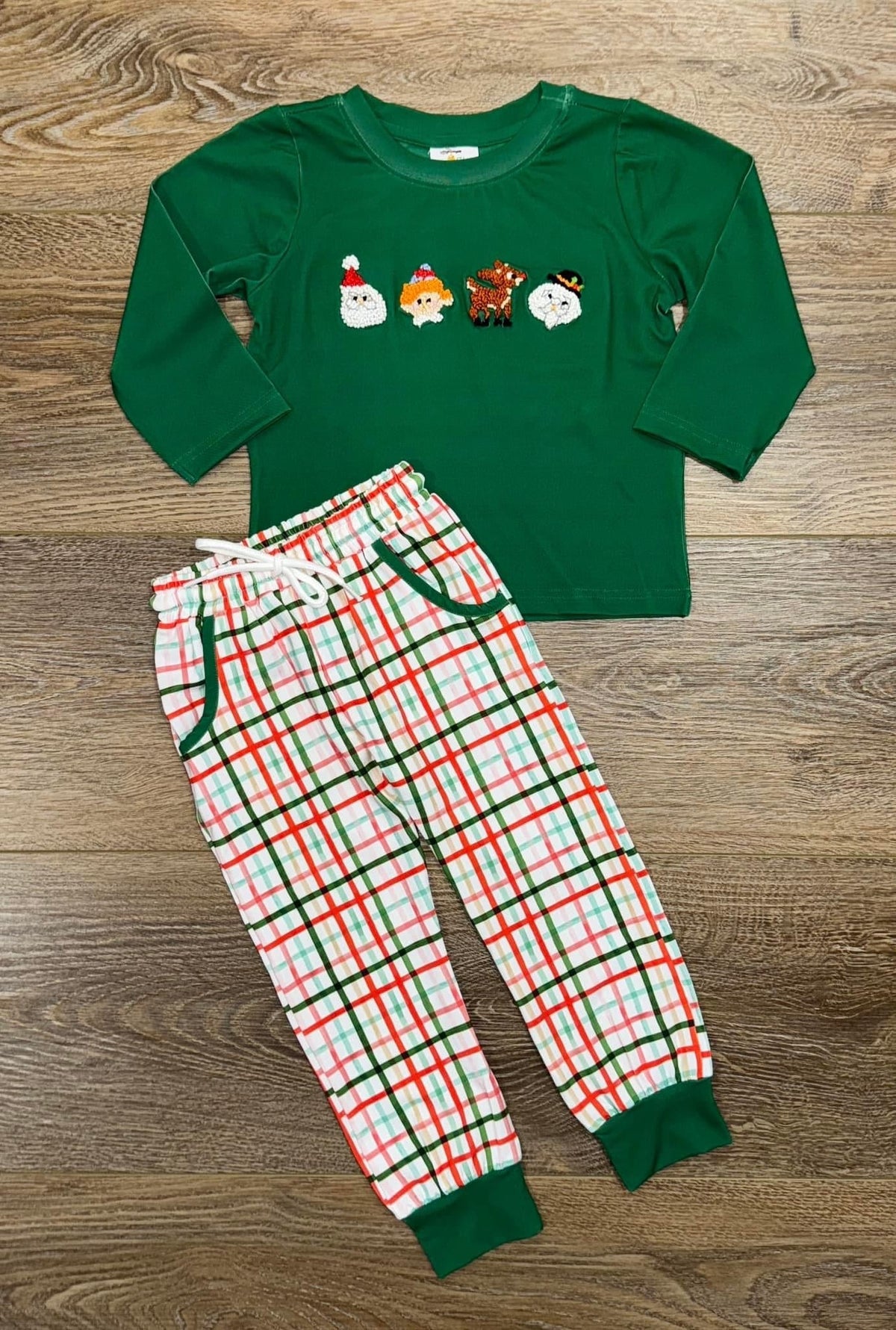 French Knot Rudolph Jogger Set