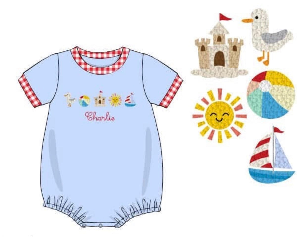 PO48 French Knot Beach Fun Bubble