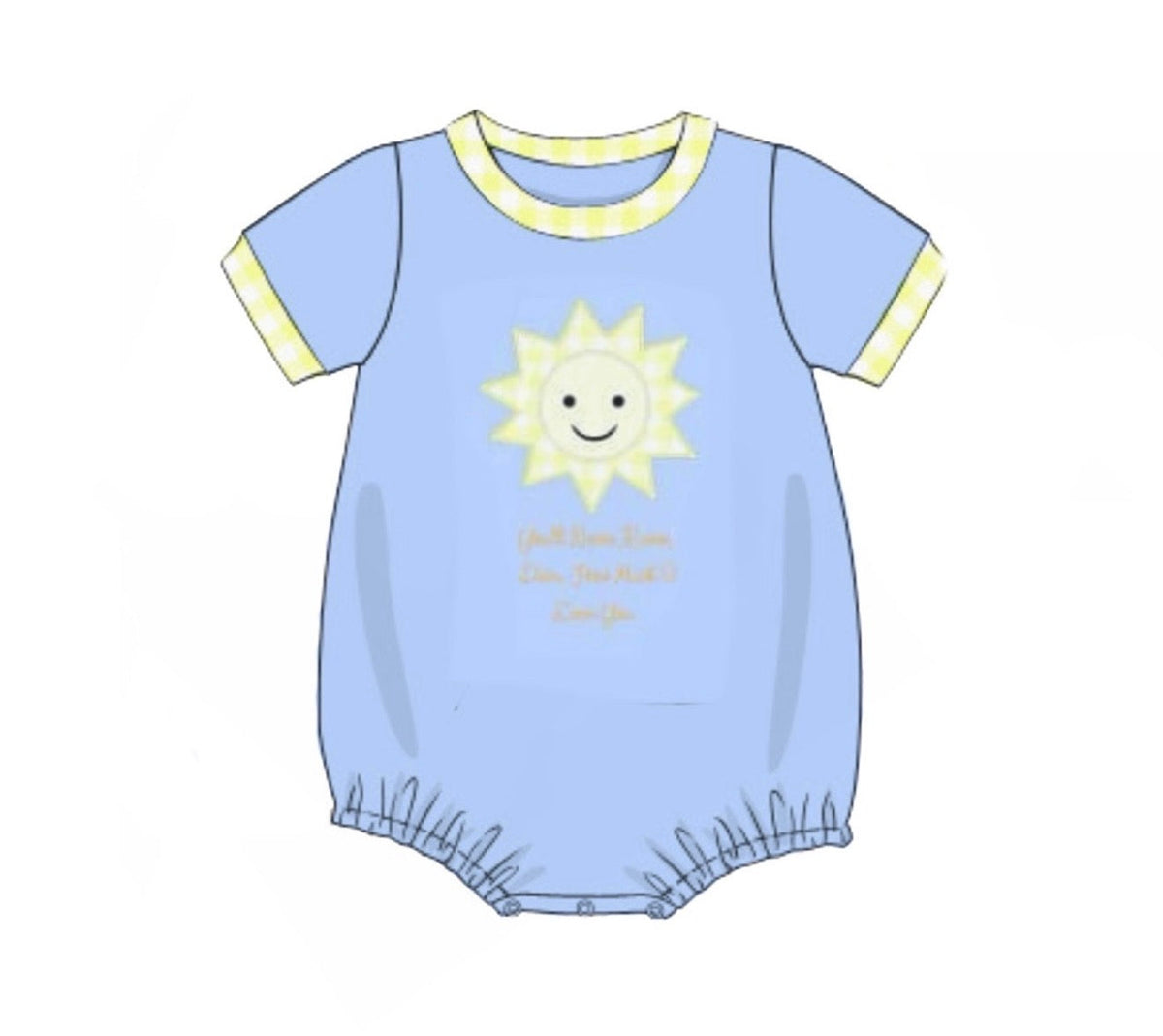 PO48 You Are My Sunshine Bubble