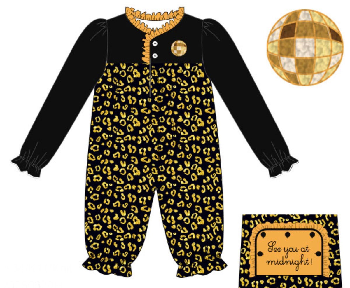 PO55 Midnight Countdown PJs Romper