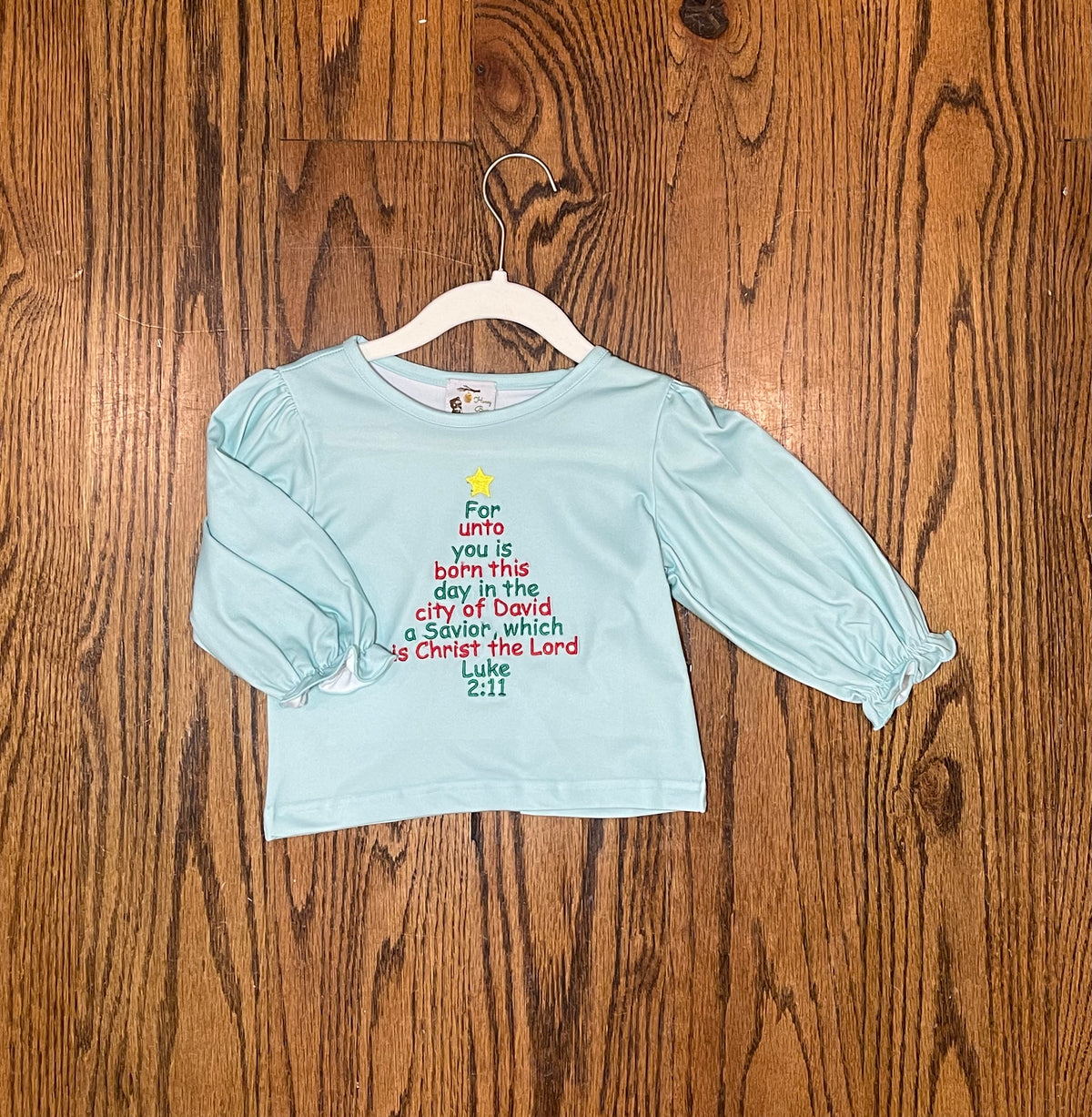 Luke 2:11 Girl Shirt