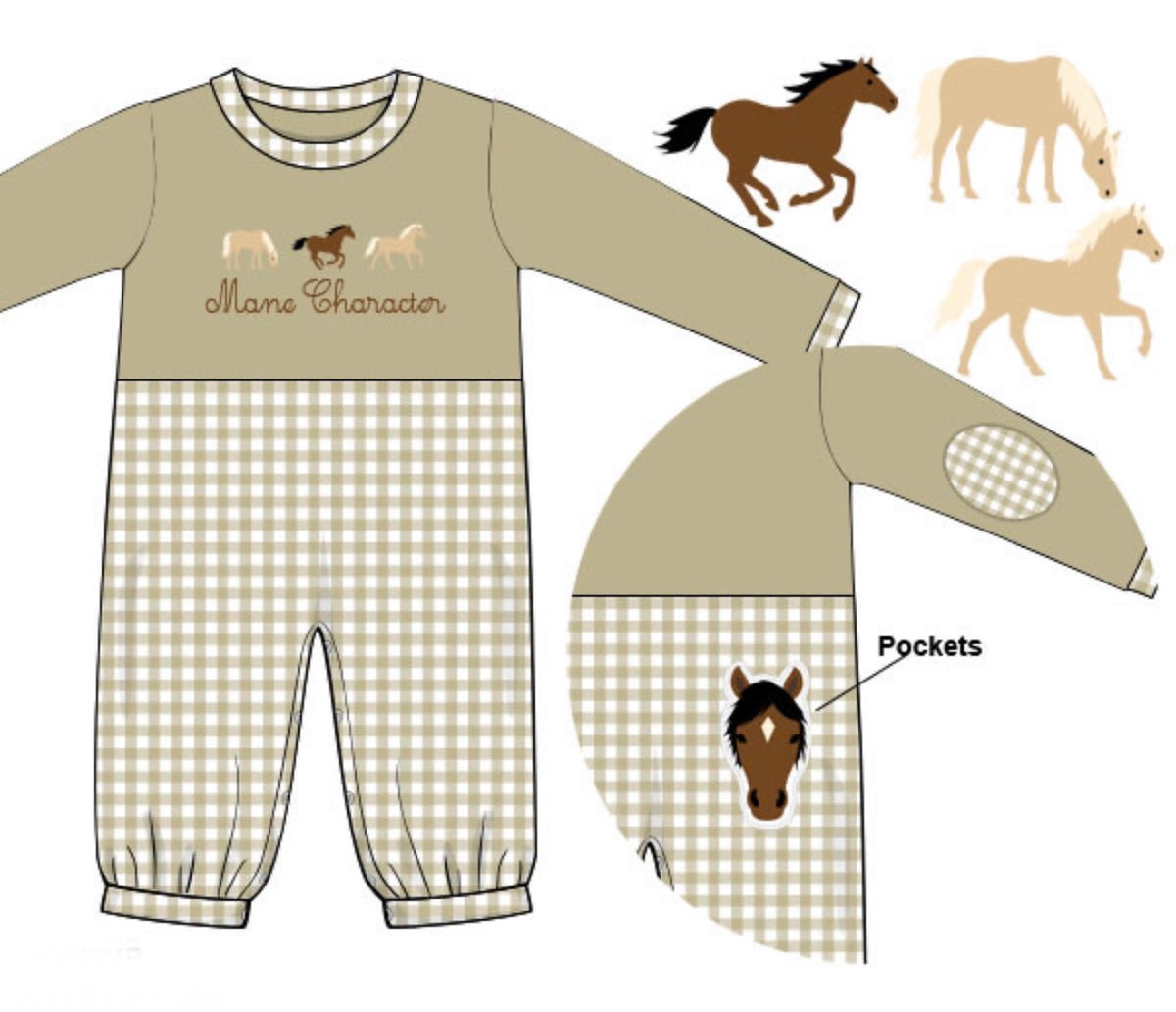 PO56 Saddle Up Romper