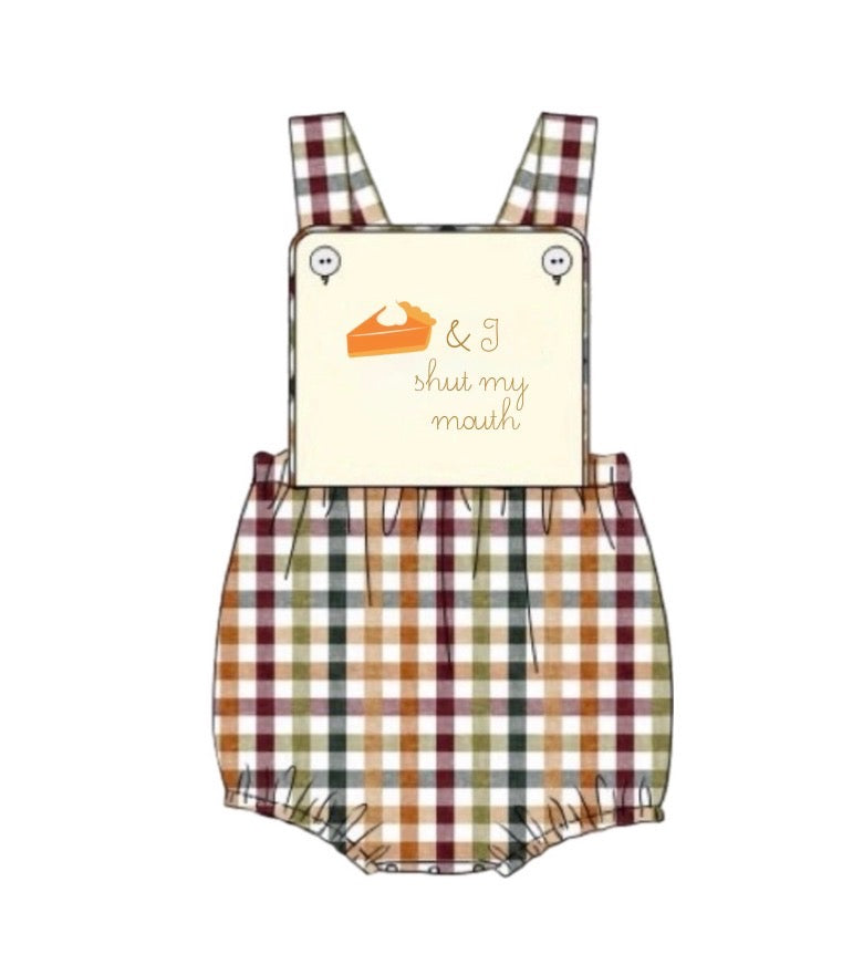 PO53 Shut My Mouth Sunsuit