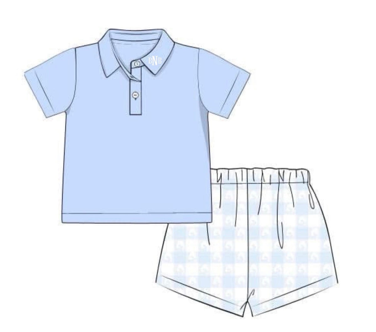 Easter Knits Shorts Set