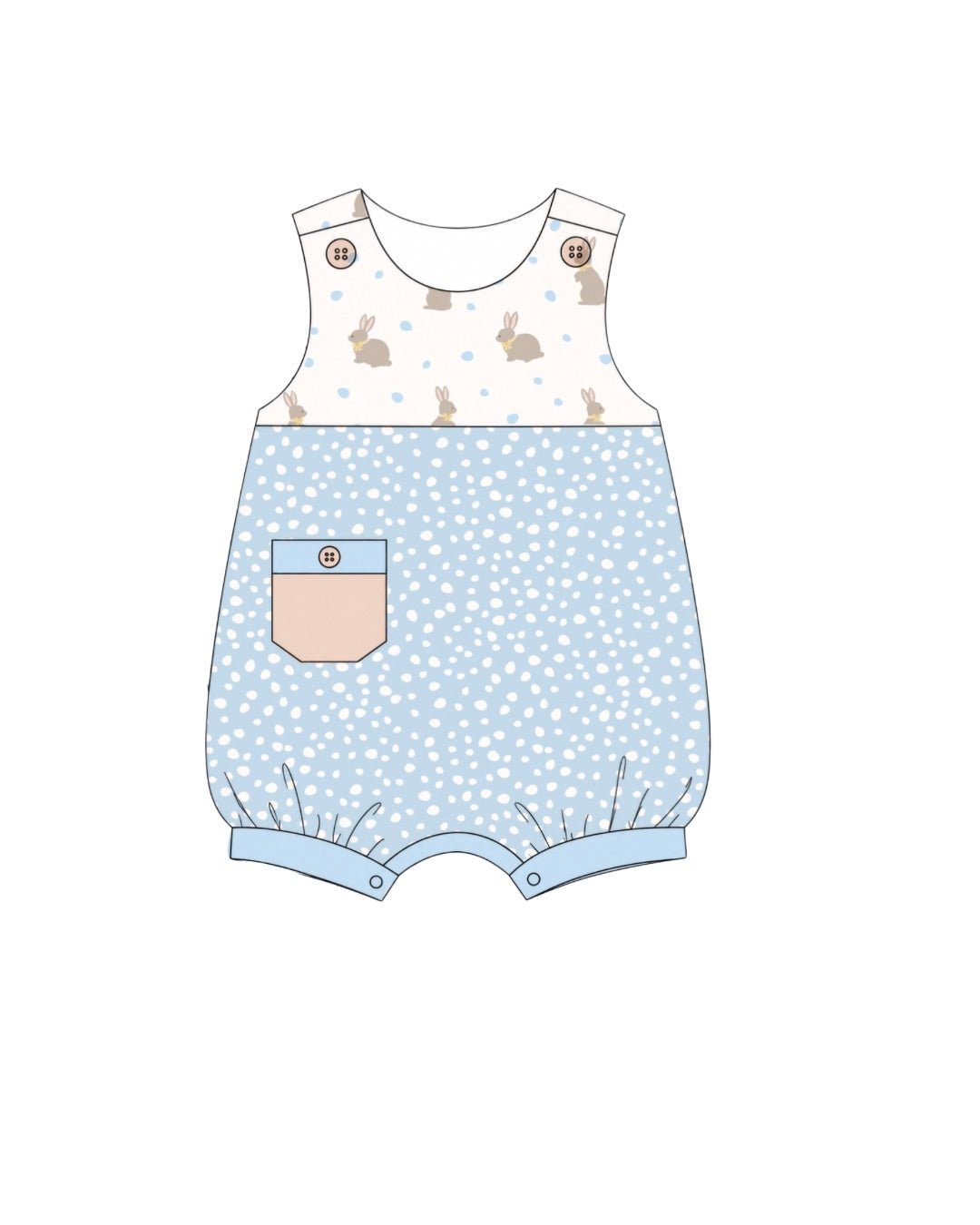 PO57 Easter Knits Boy Bubble