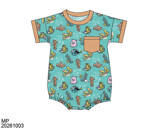 PO58 Boys Loungewear Bubble - Fish are Friends