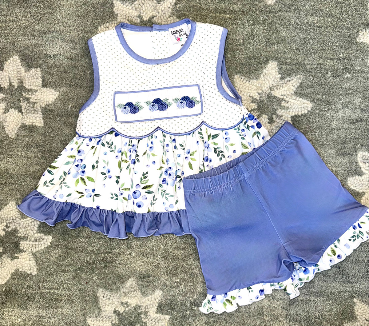 Blueberry Babe Shorts Set