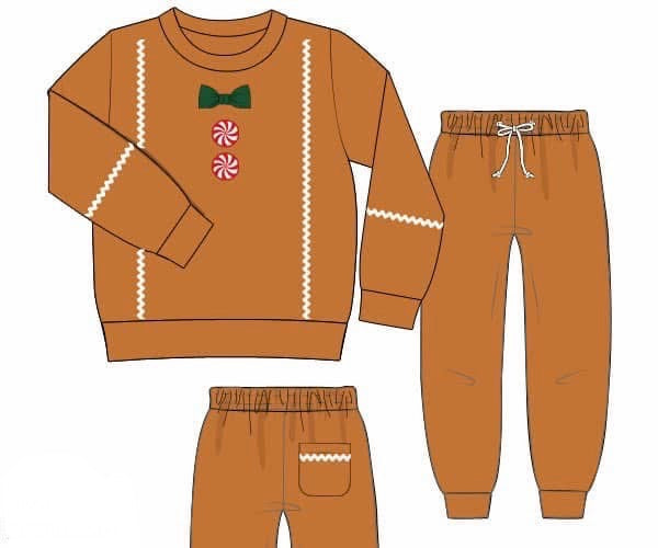 PO54 Holiday Dress Up - Boy Gingerbread