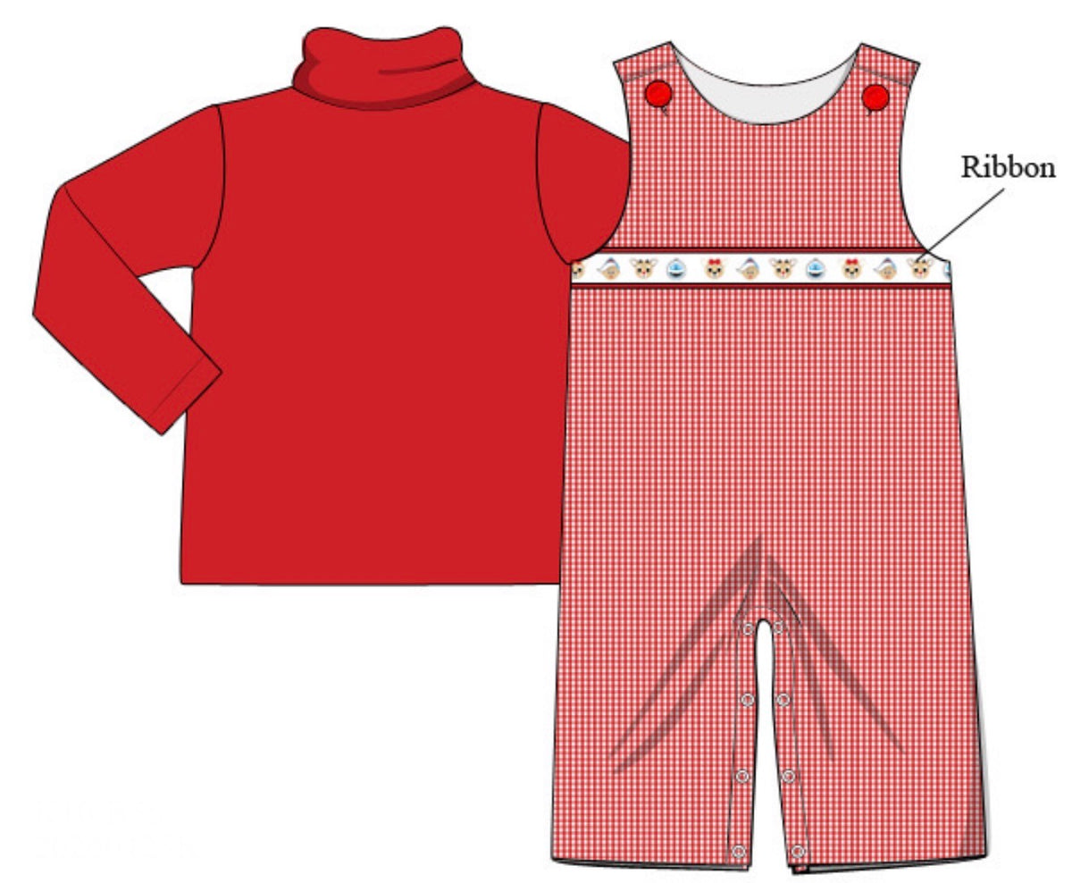 PO54 Oh Deer Romper Set