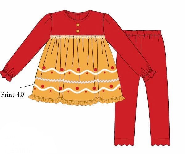 PO54 Holiday Dress Up - Girl Gingerbread