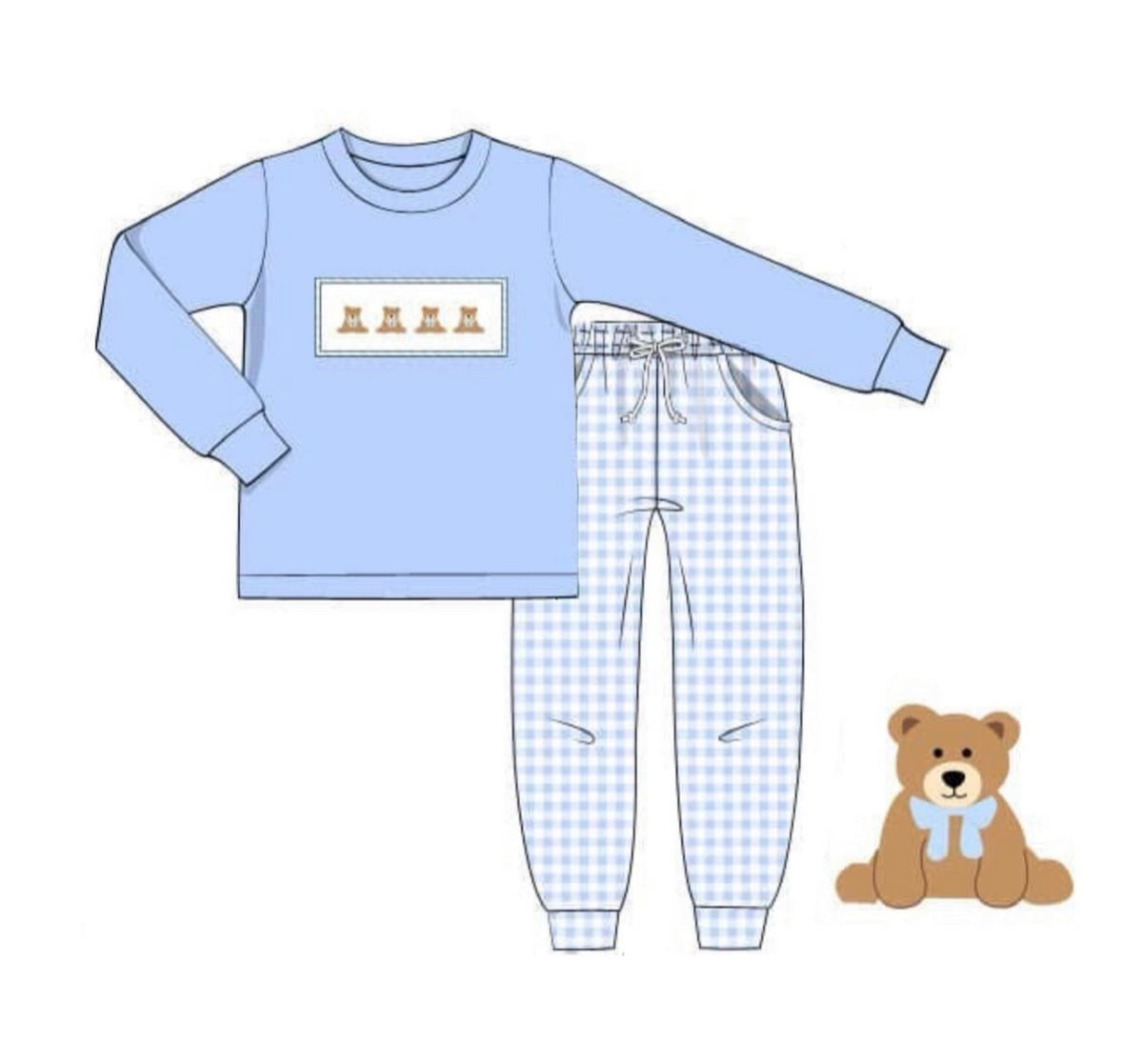 Beary Sweet Jogger Set