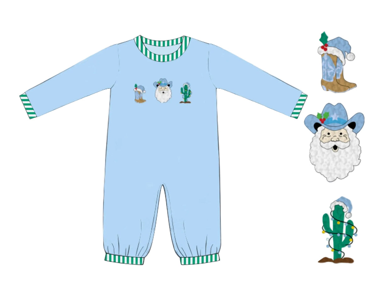 PO54 Country Christmas Romper