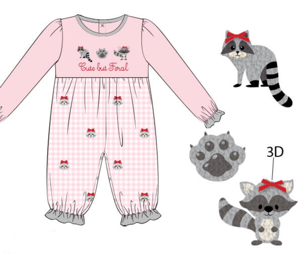 PO56 Cute but Feral Romper