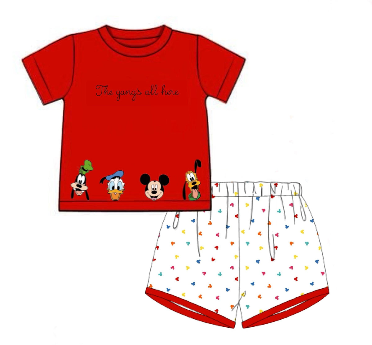 PO50 The Gang's All Here Short Set