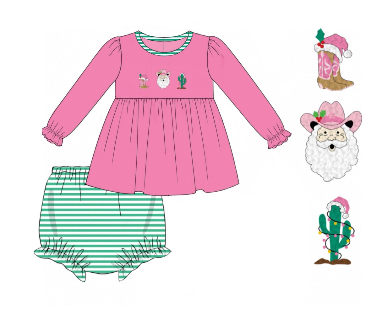 PO54 Country Christmas Bloomer Set