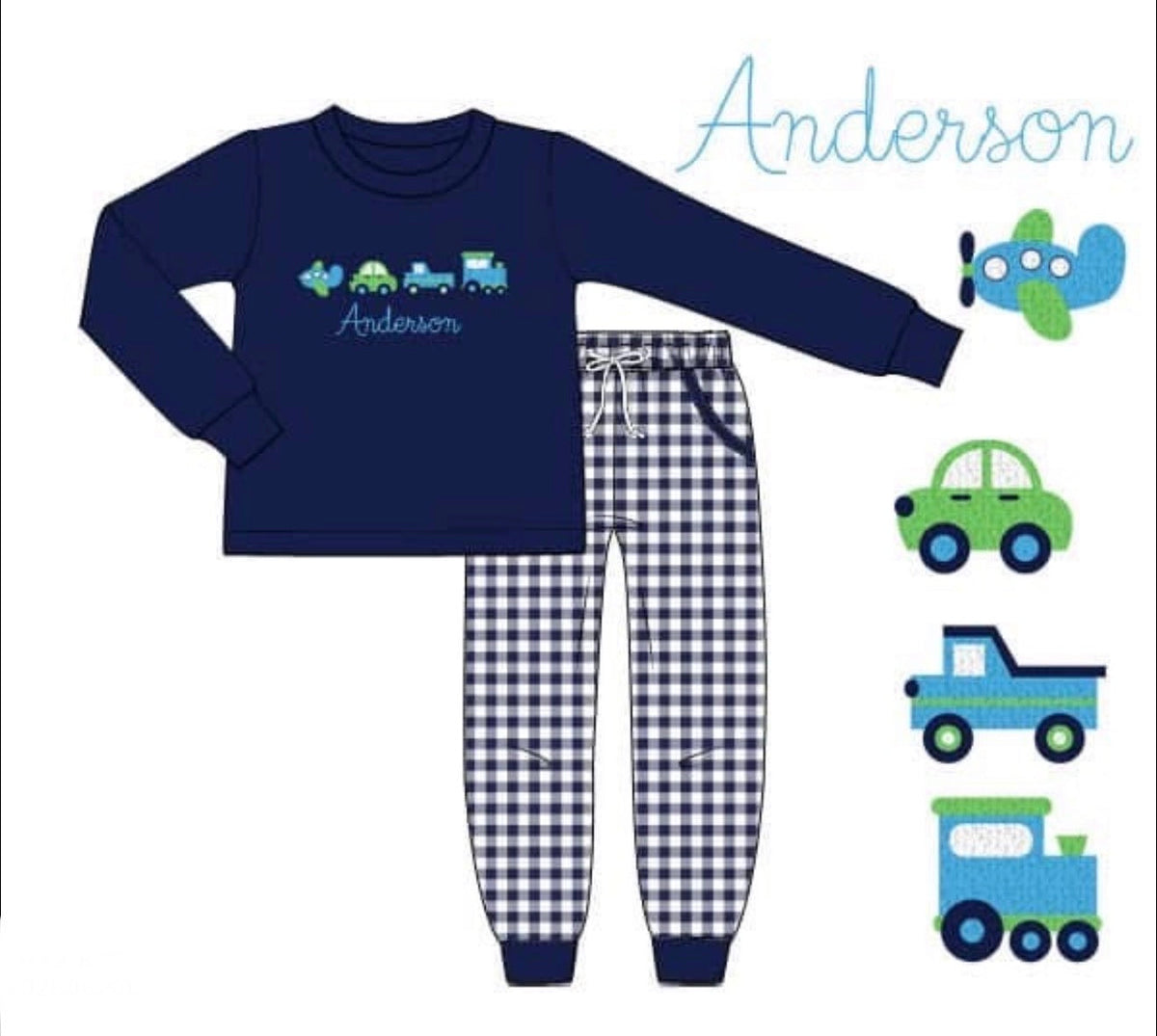 PO55 Winter Blues Jogger Set