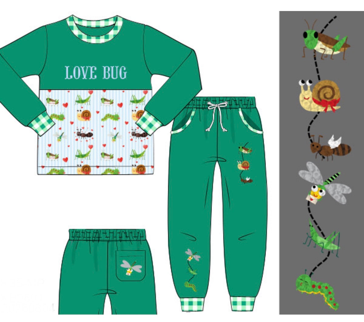 PO56 Love Bug Jogger Set