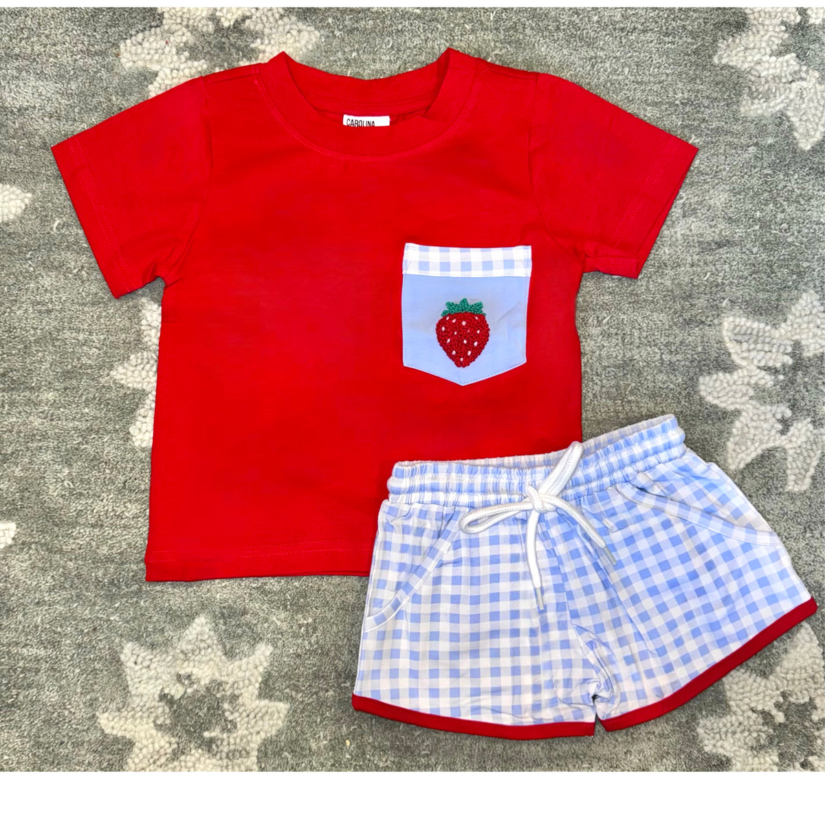 Strawberry Buddy Shorts Set