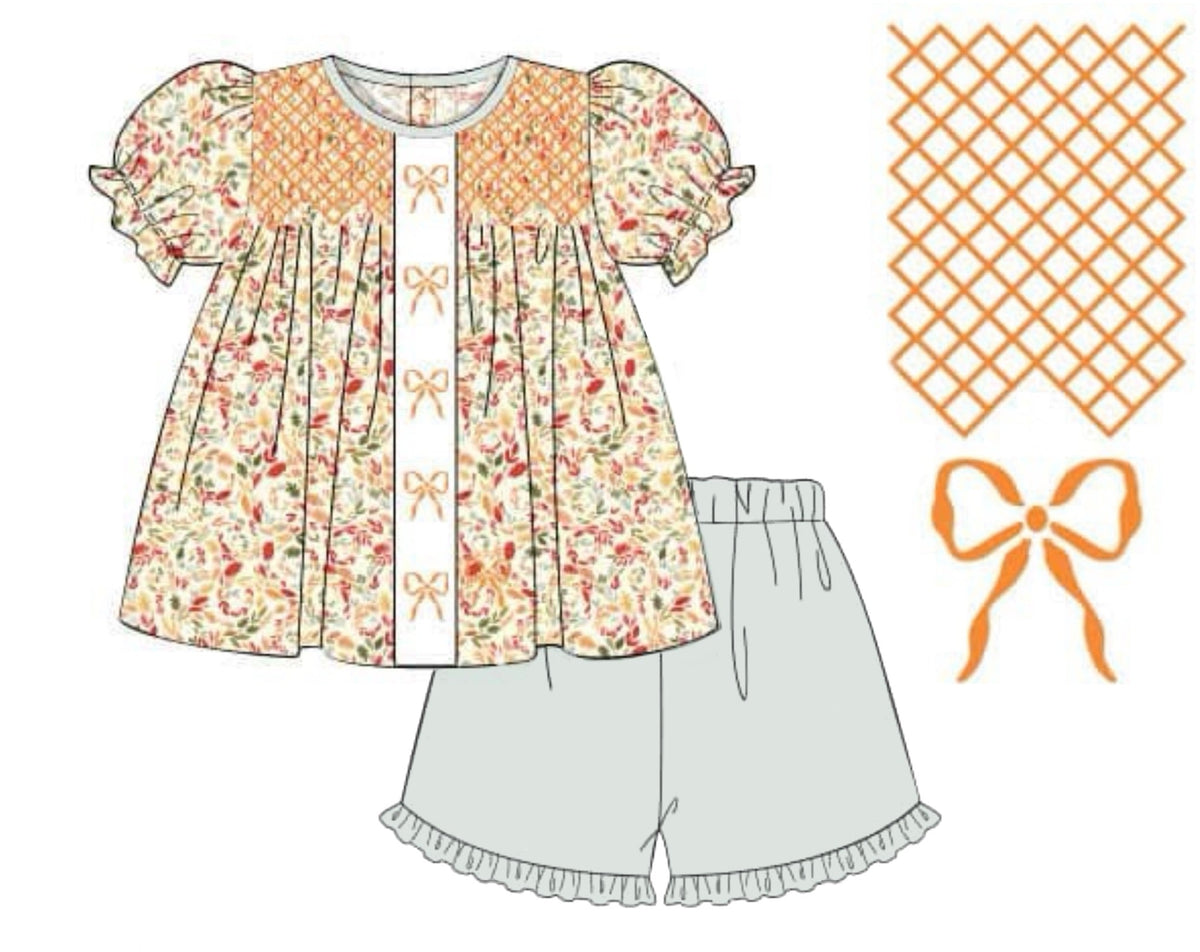 PO51 Autumn Hues Girl Short Set