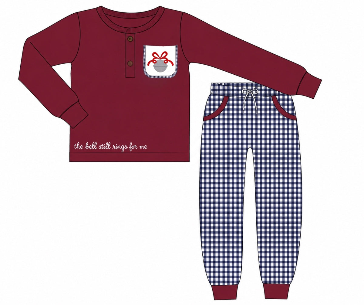 PO54 The Bell Still Rings Jogger Set