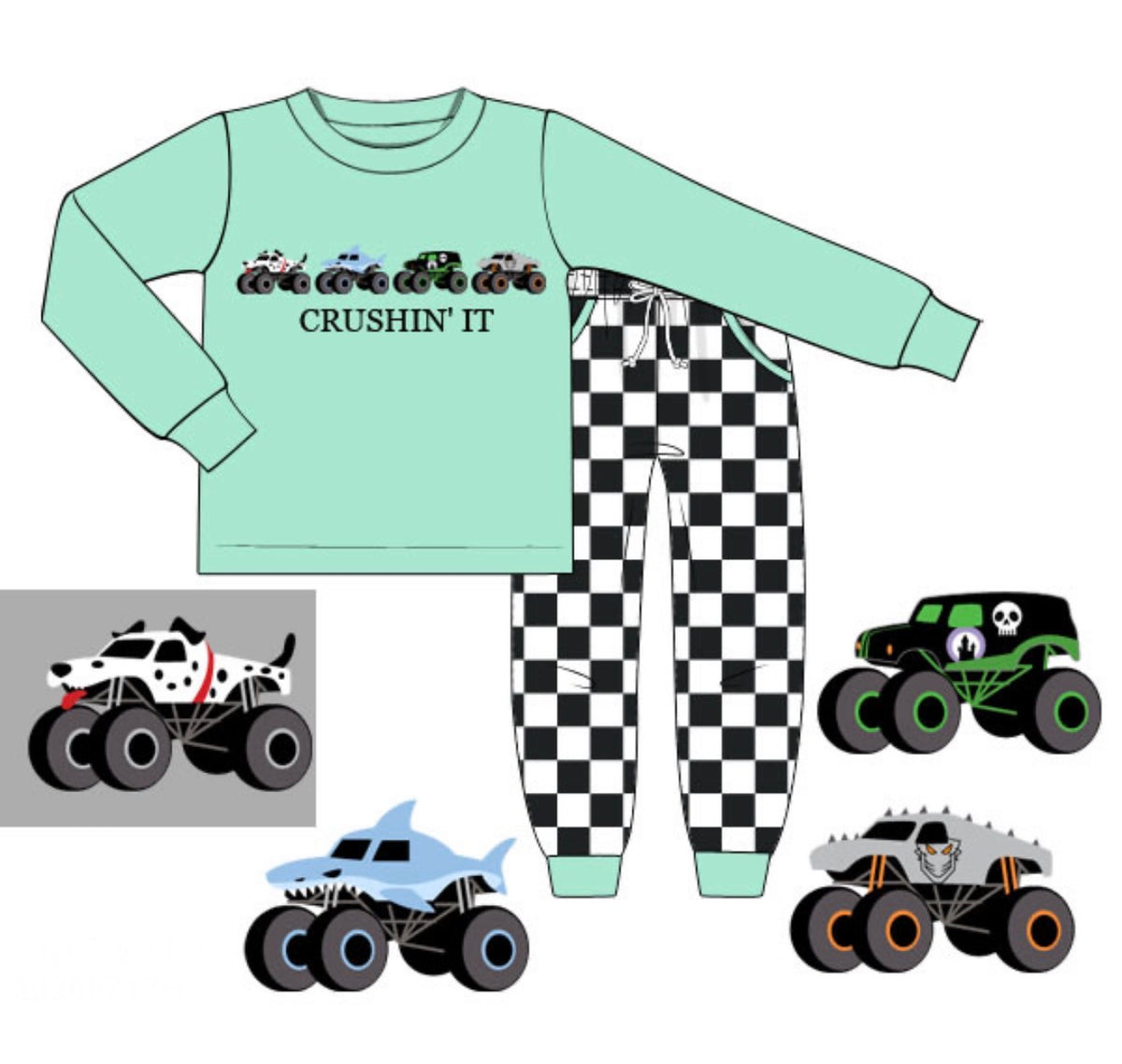 PO56 Crushin' It Jogger Set
