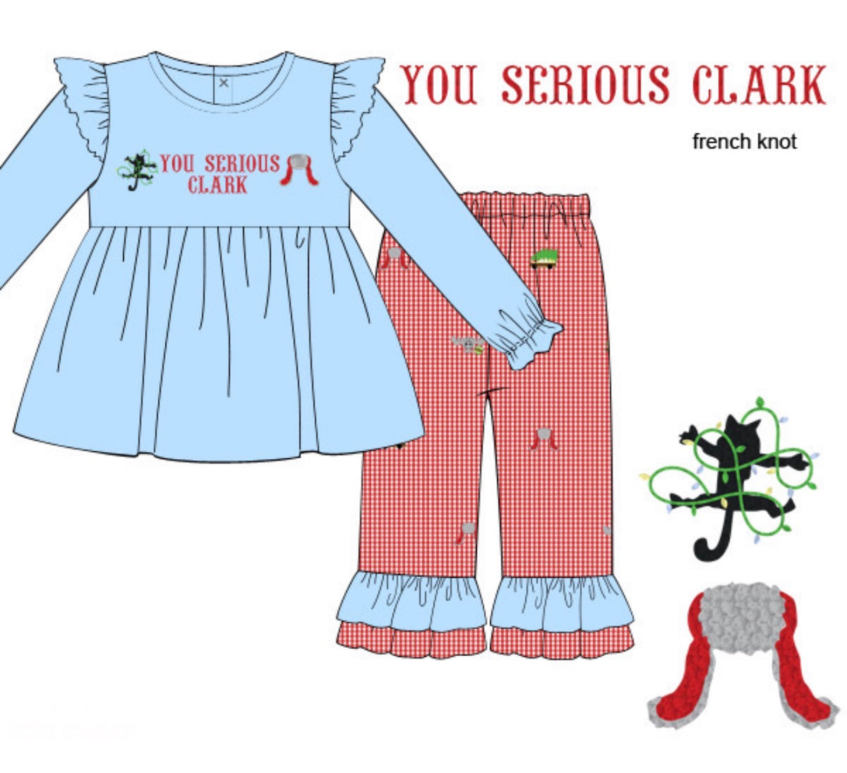 PO54 You Serious, Clark? Pant Set