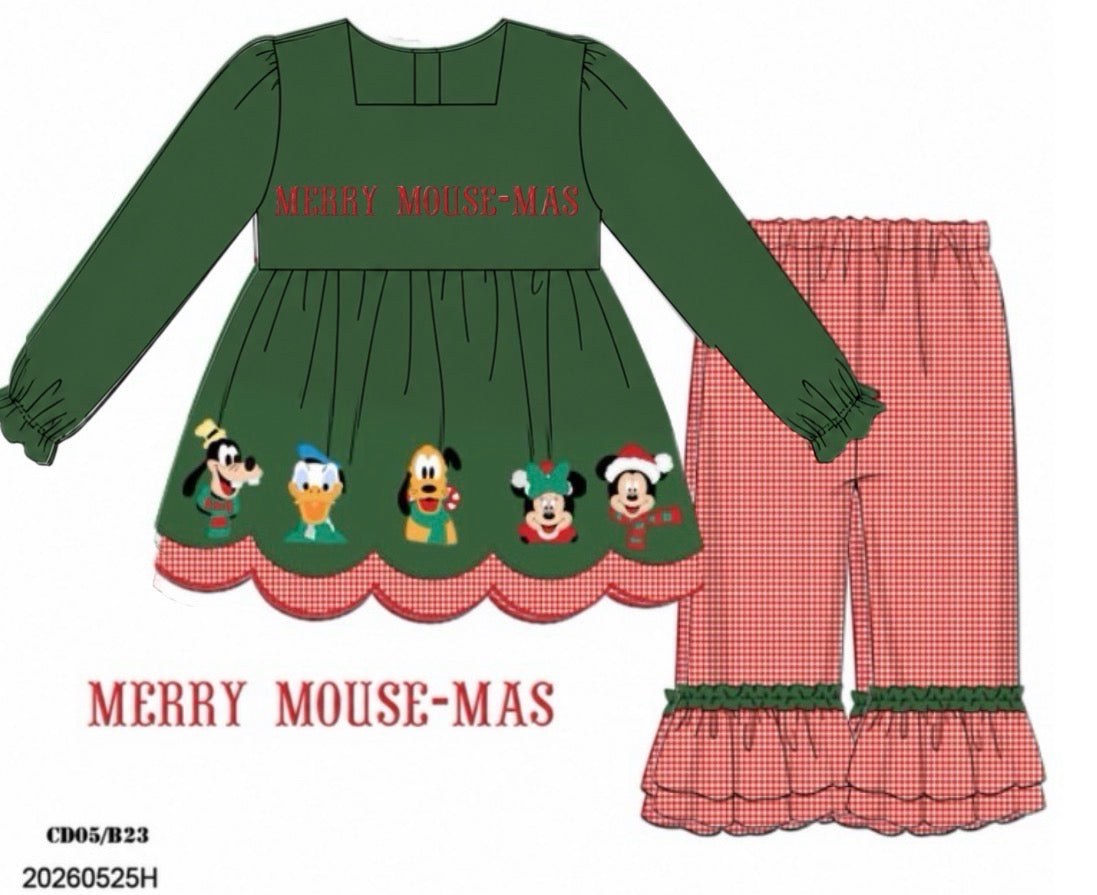PO54 Merry Mousemas Pant Set