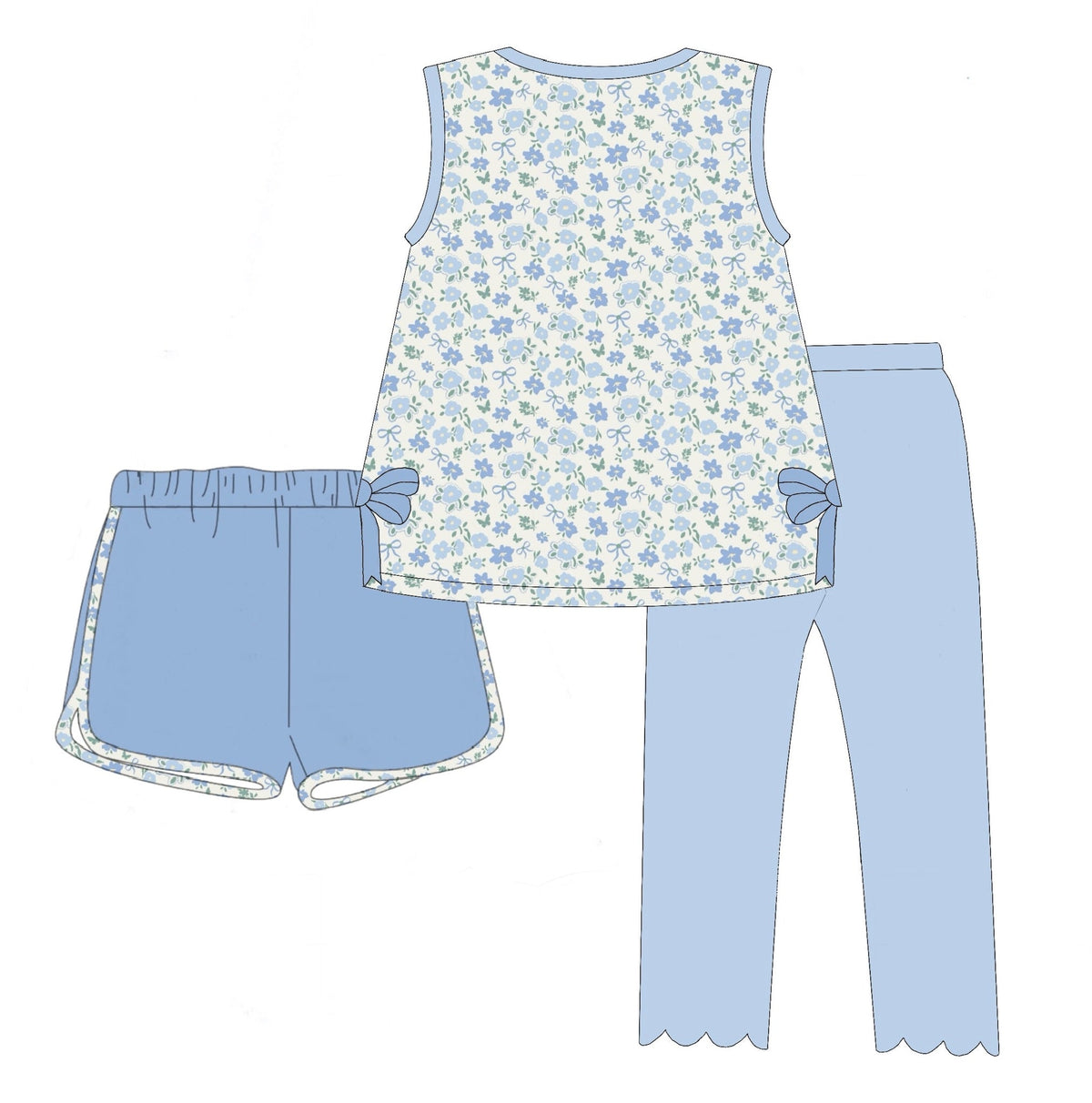 PO50 3 Piece Play Sets Harlee Floral