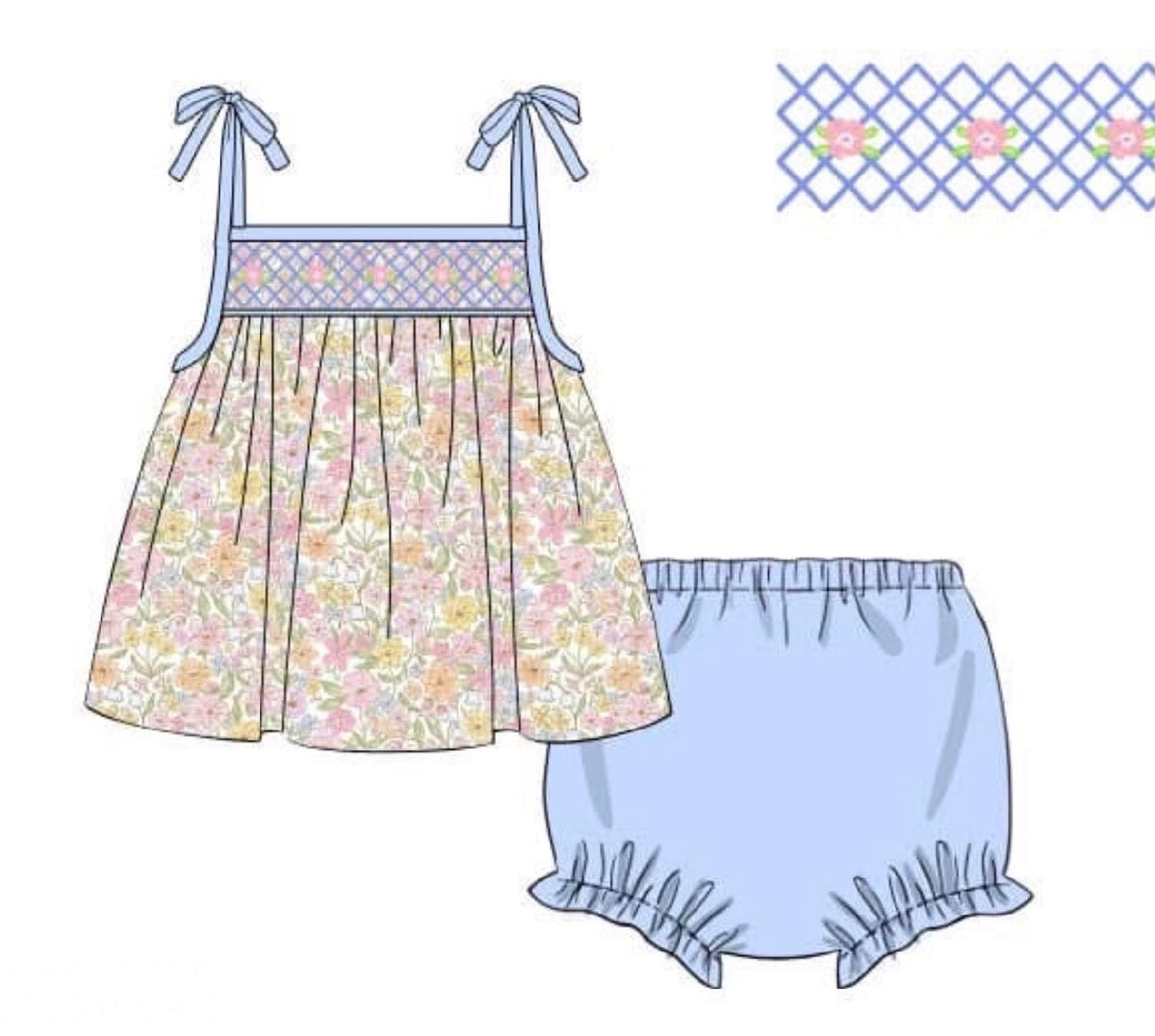 Keely Floral Bloomer