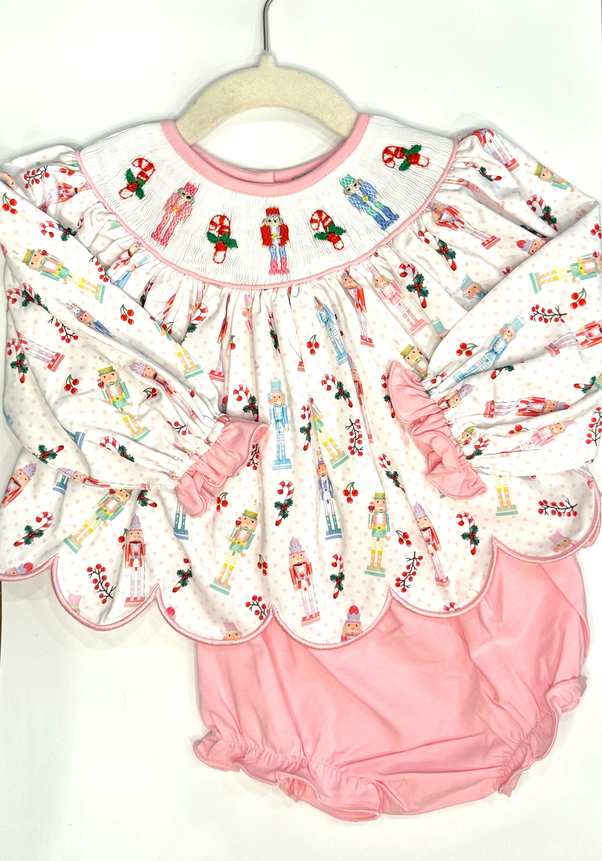 Smocked Nutcracker Bloomer Set