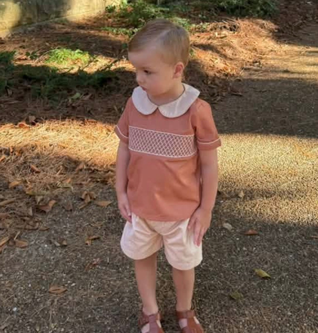 Terra Cotta Heirloom Shorts Set