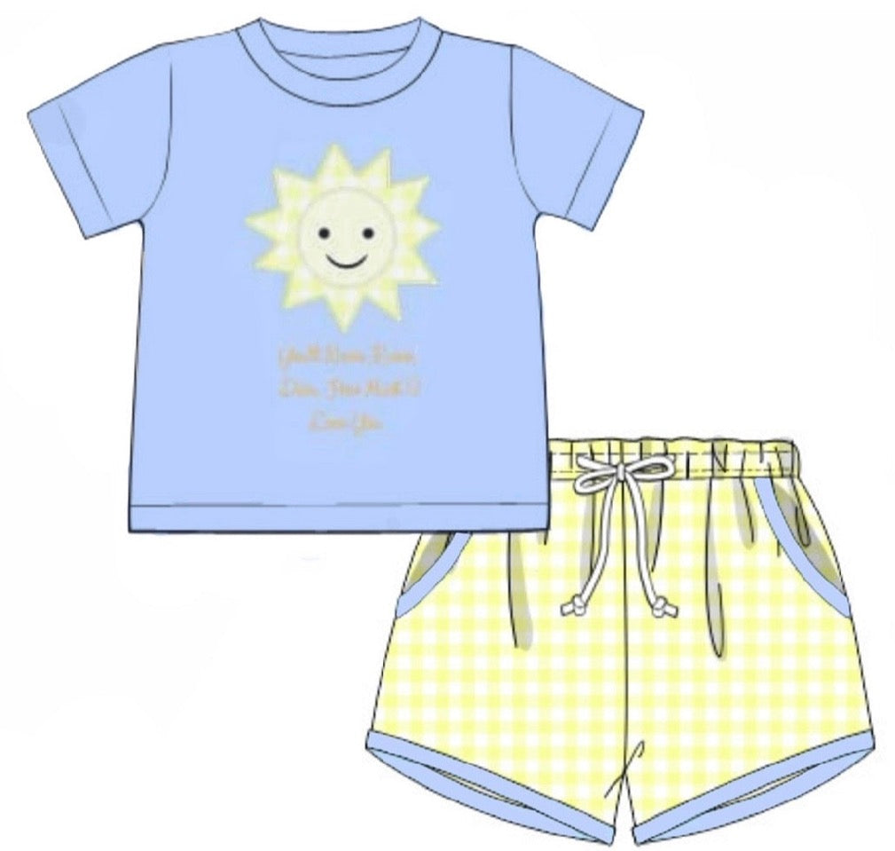 You Are My Sunshine Boy Set ( “You’ll never know Dear, how much I love you” )