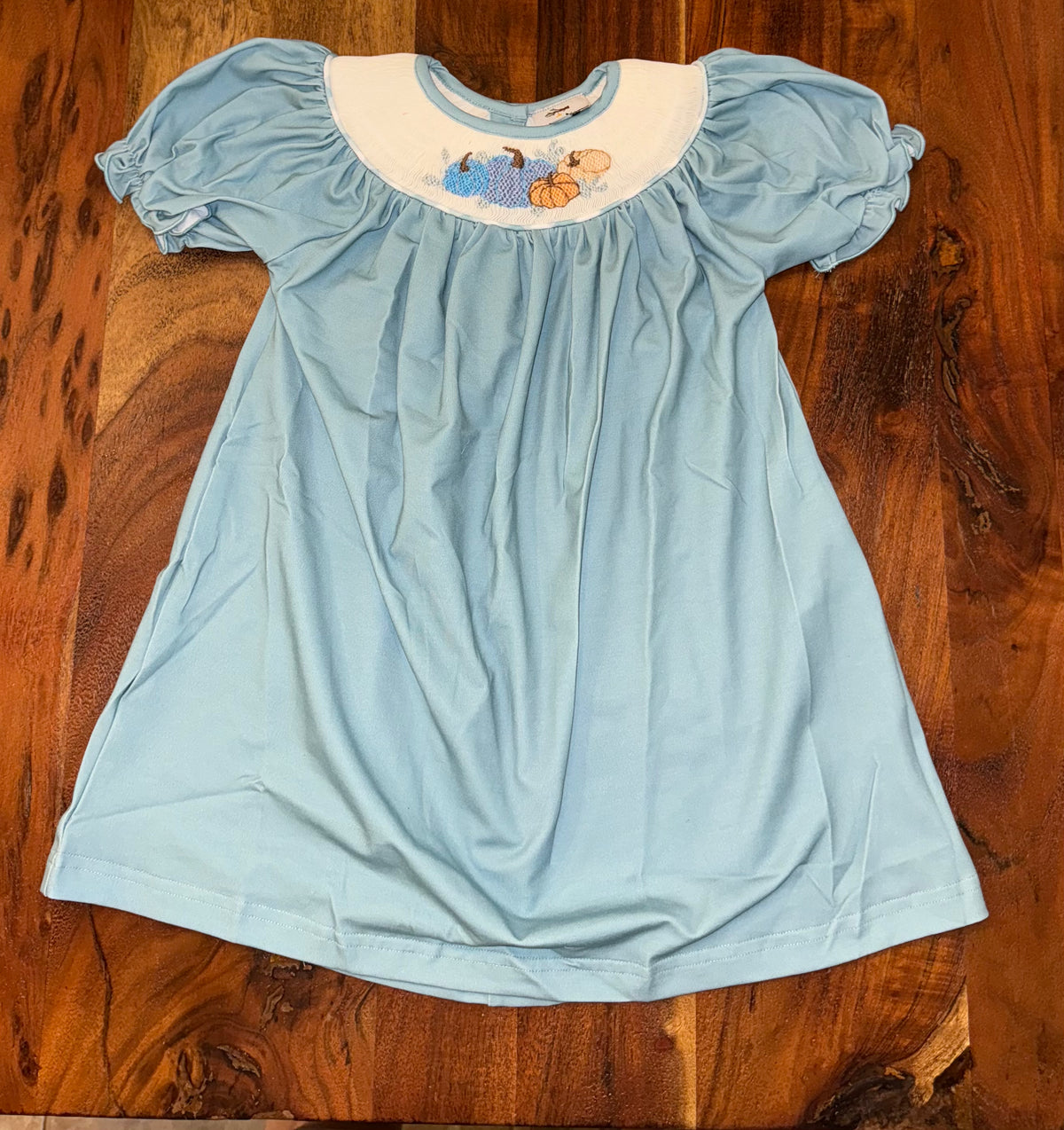 Kyndall’s Blue Pumpkins Dress