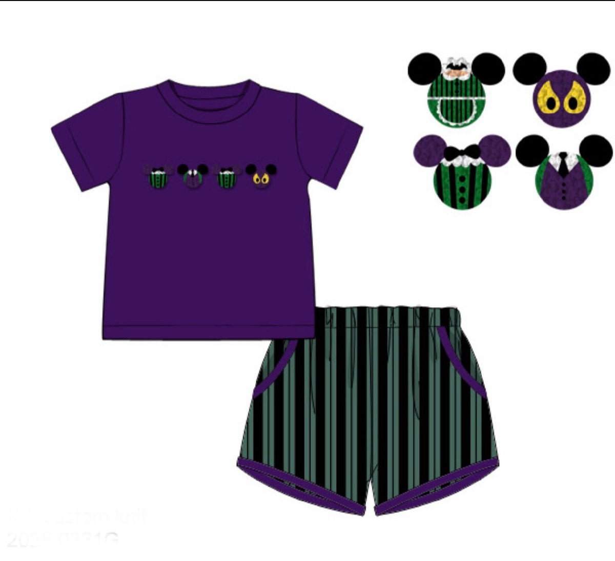 Mouse Mansion Shorts Set