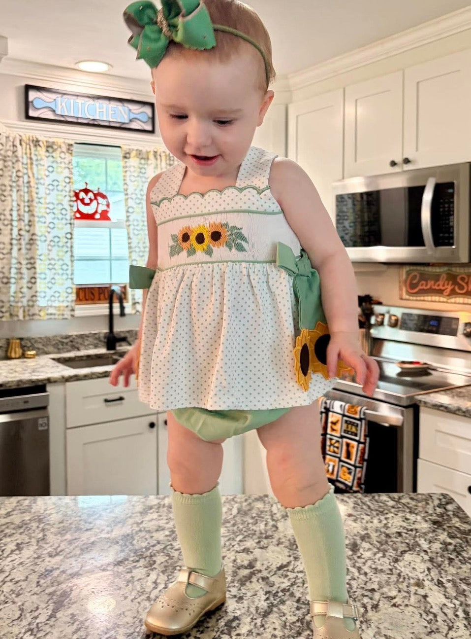 Sunflower Fields Bloomer Set
