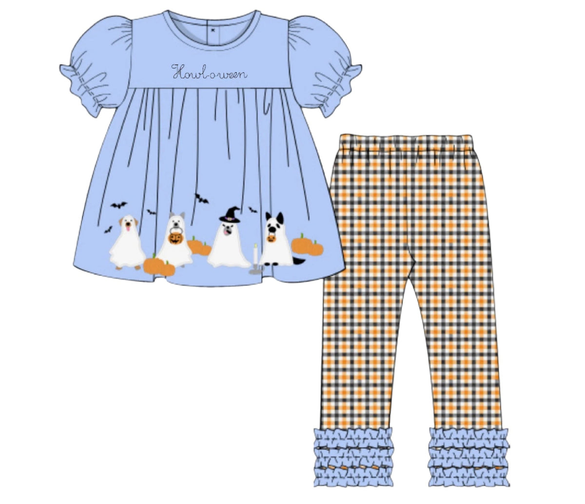 Happy Howl-O-Ween Legging Set