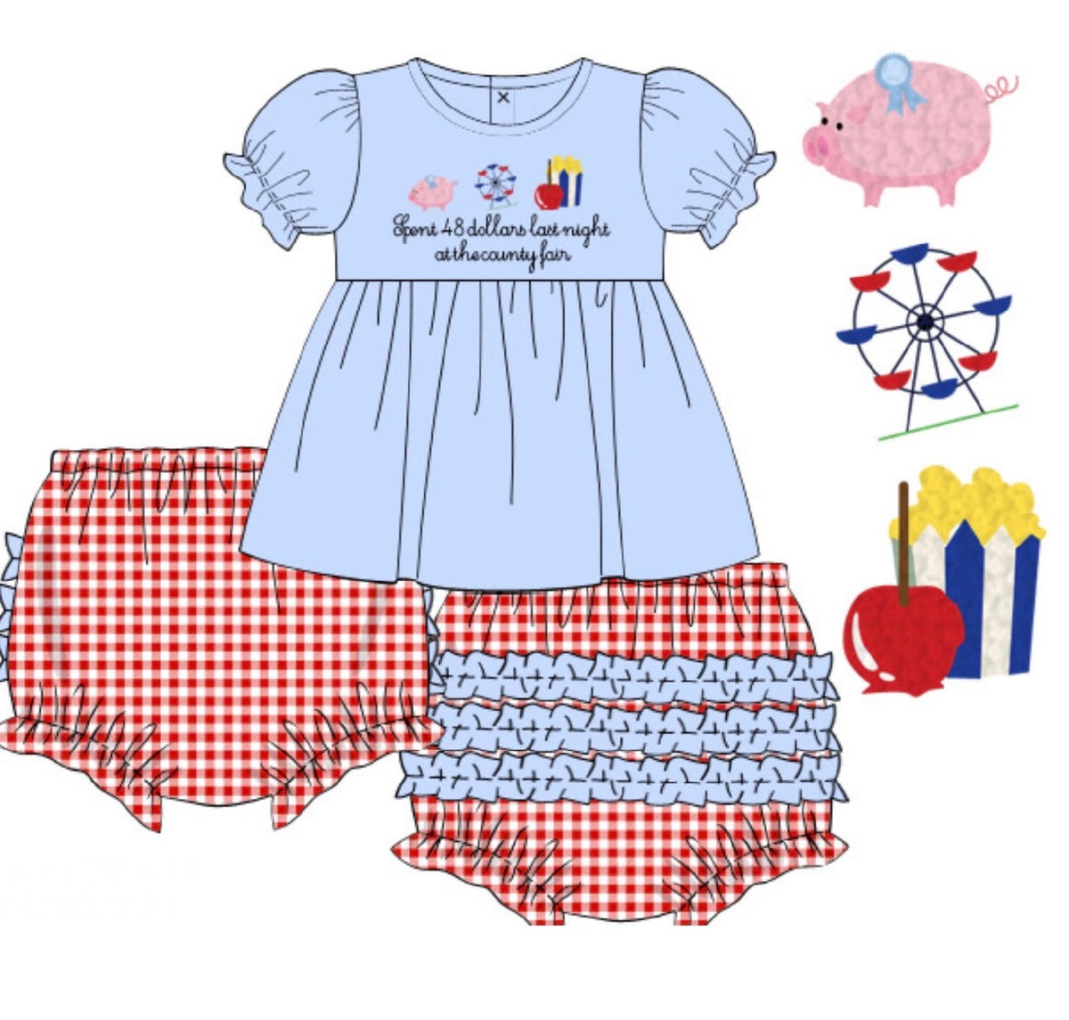 Country Fair Bloomer Set