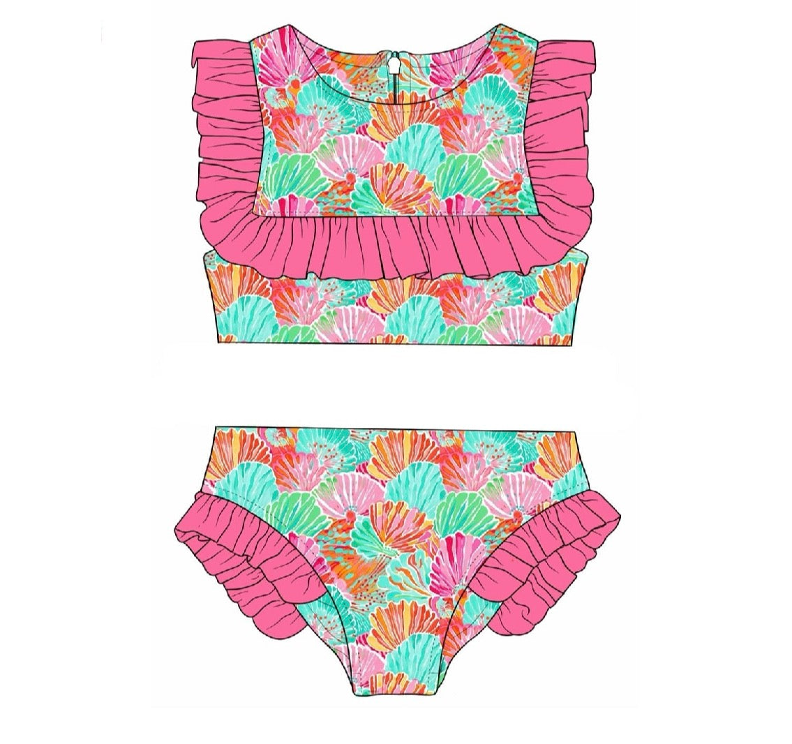 Bright Shells 2Pc Swimsuit