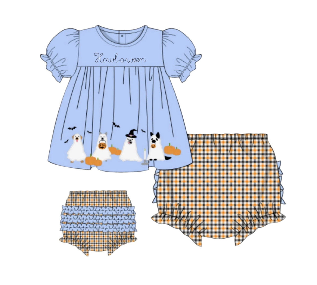 Happy Howl-O-Ween Bloomer Set