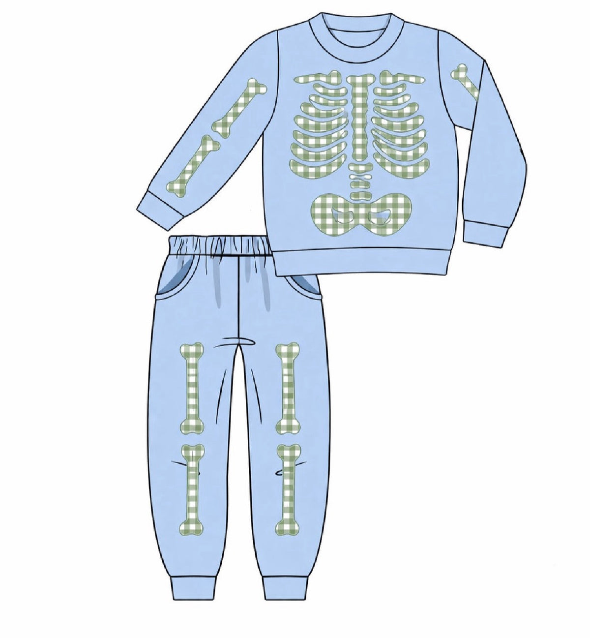 Spooky Bones Boy Set