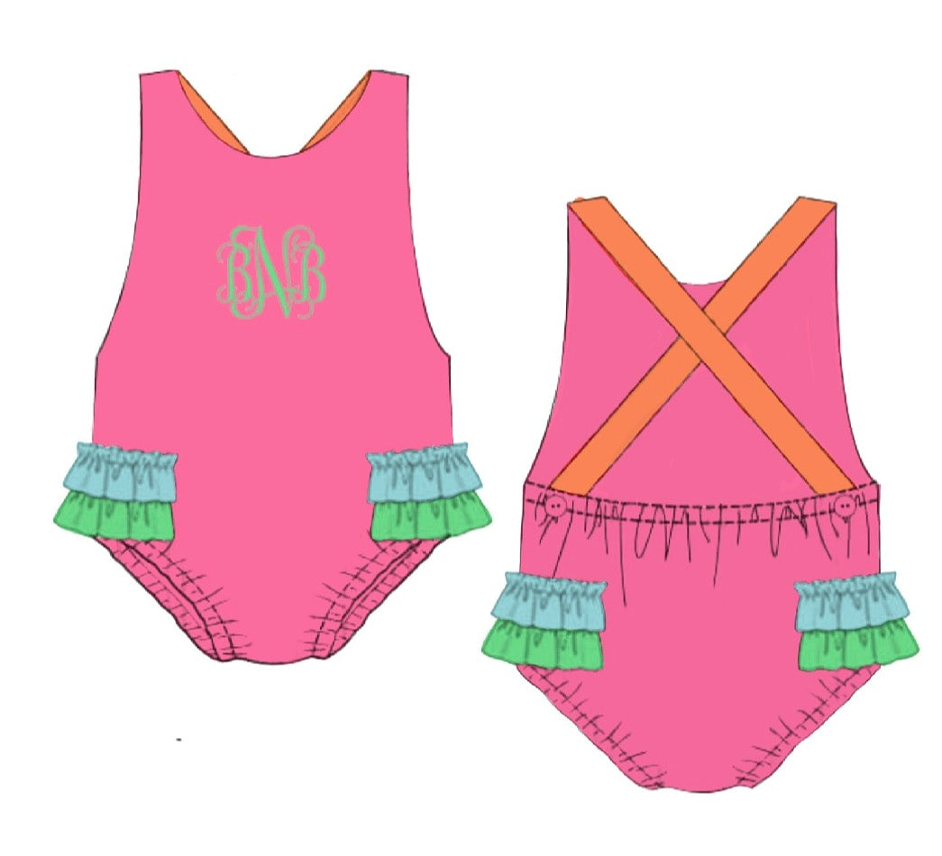 Neon Swim 1Pc. Swimsuit