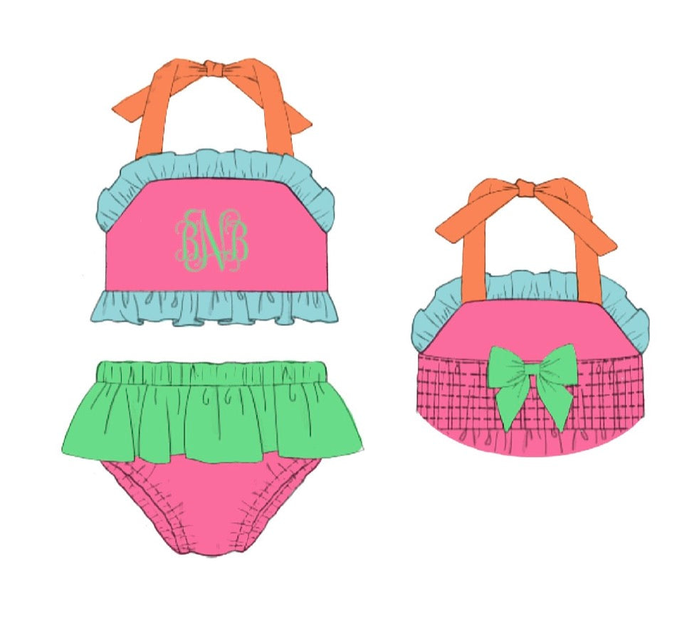 Neon Swim 2Pc. Swimsuit