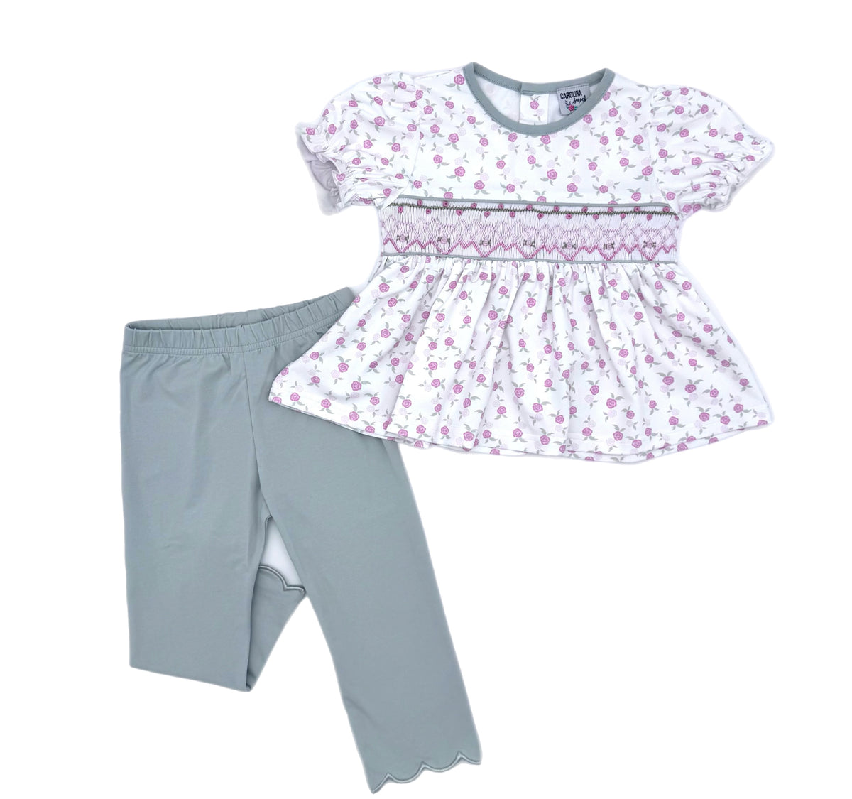 Sage Smocked Legging Set