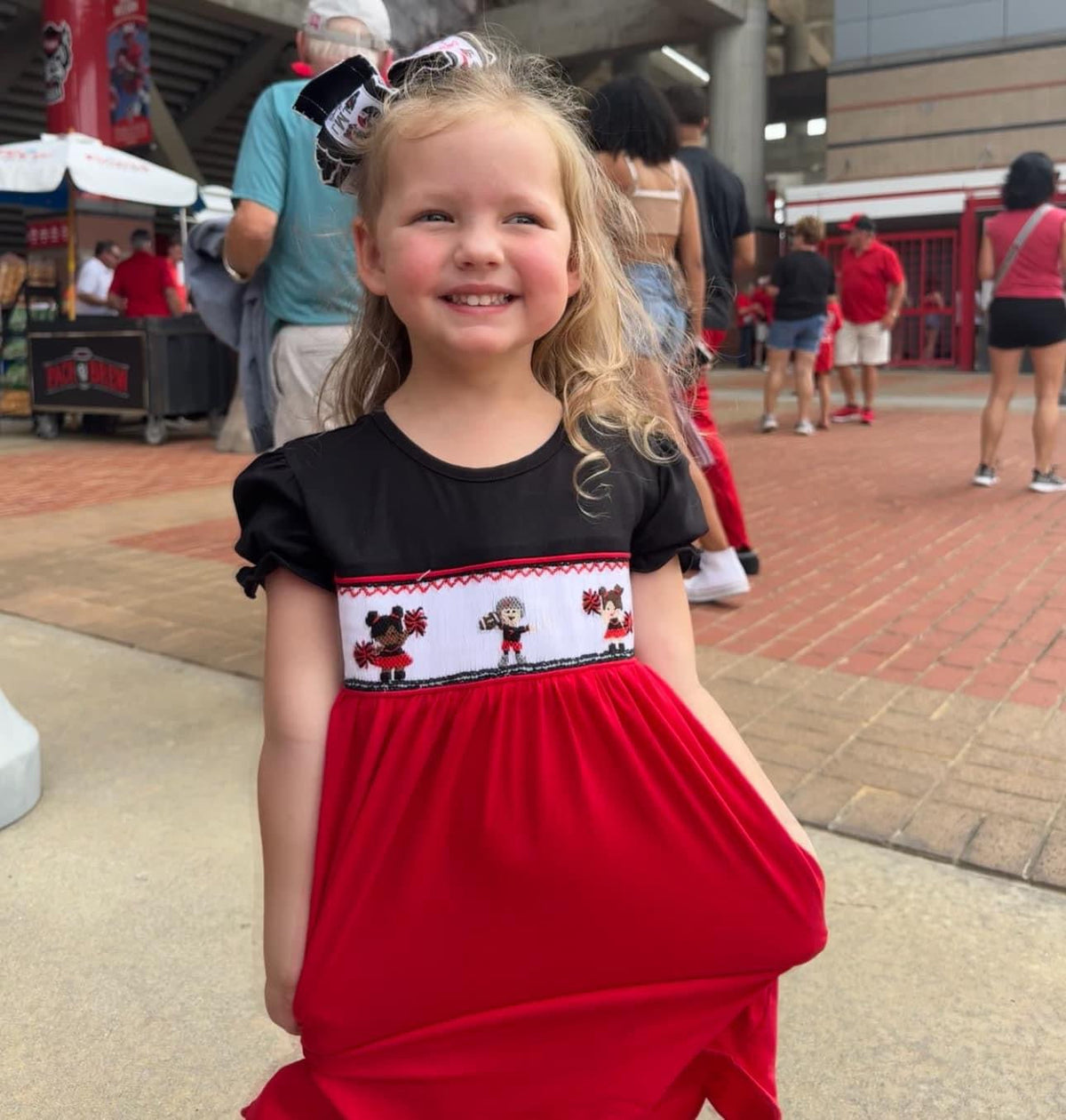 Red & Black Team Spirit Dress