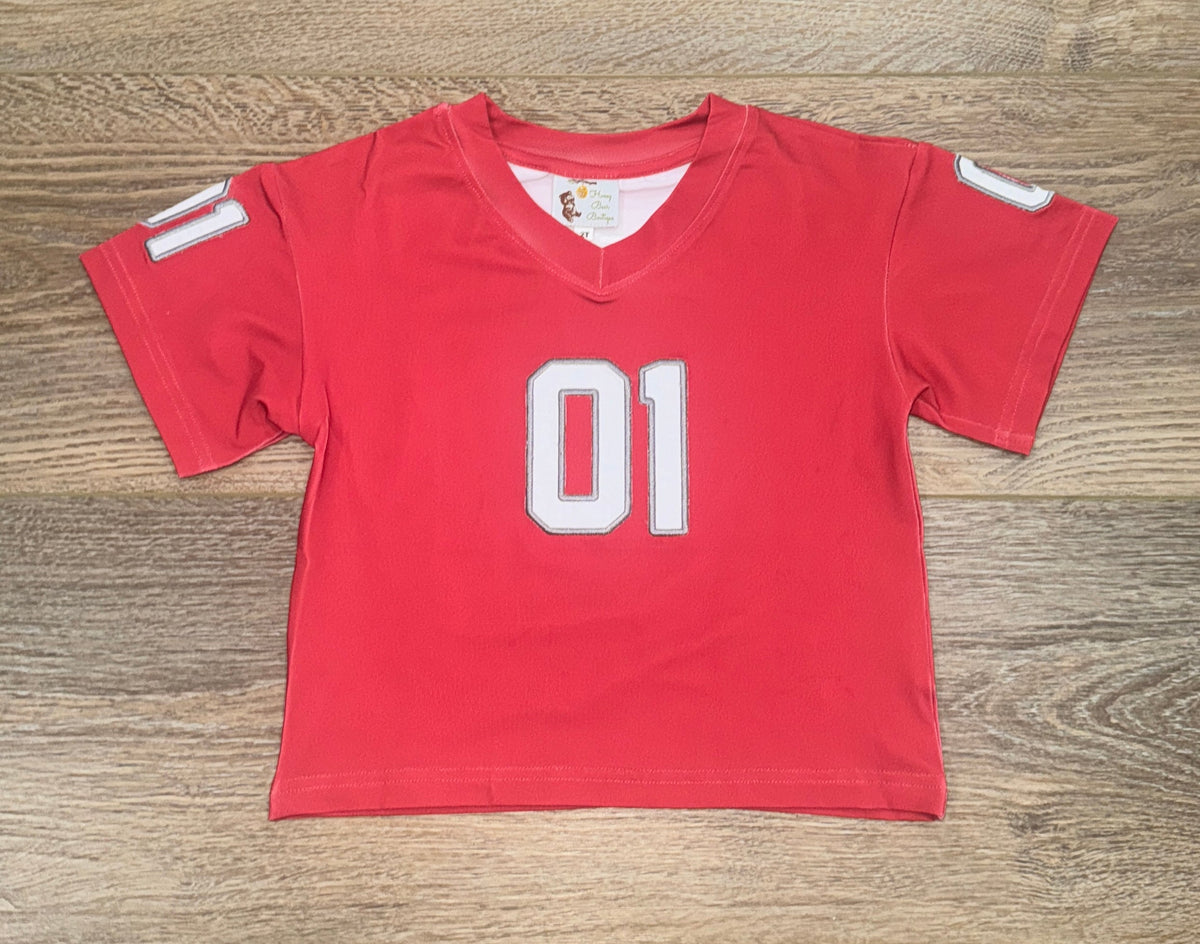 Crimson/Gray Go Team Jersey